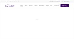 Desktop Screenshot of lavender-spa.com